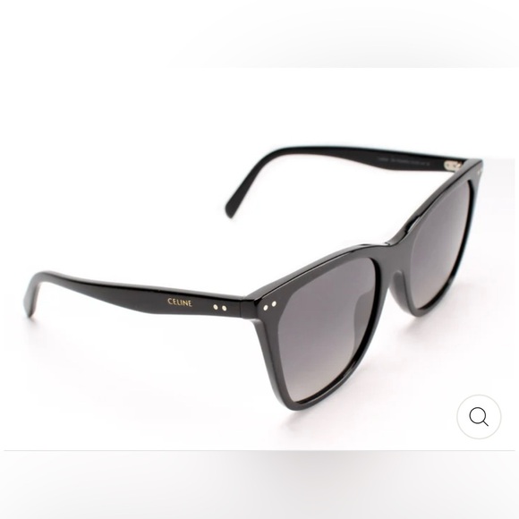 Celine Black Acetate Frame Polarized Oversized Square
Sunglasses- CL401341 - Picture 4 of 11